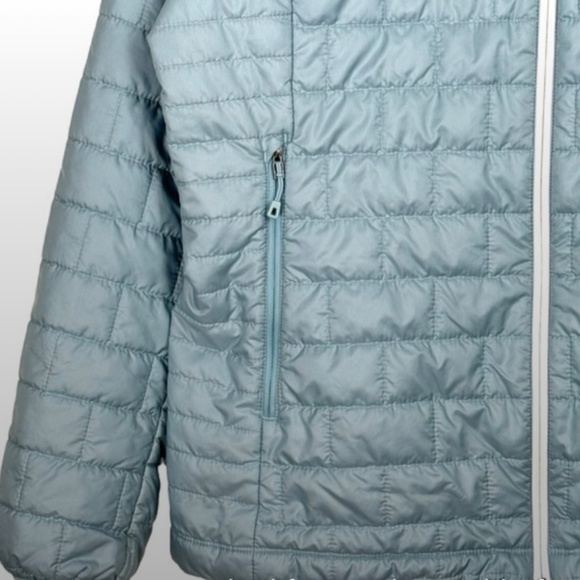 Patagonia Womens Nano Puff Quilted Full Zip Primaloft Lightweight Jacket Blue XL - Picture 4 of 12